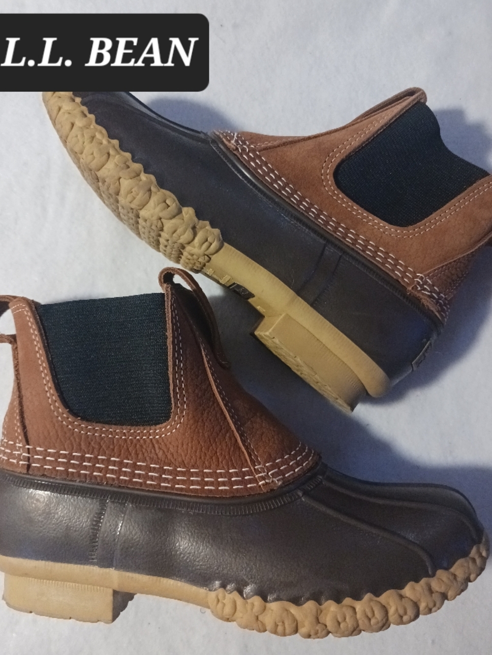 L.L. BEAN BOOTS Duck Boots Womens Size 6.5 or 6.5M CHELSEA Boots